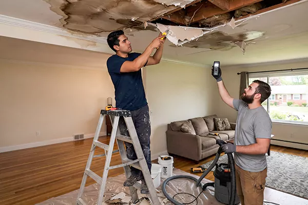 Ceiling Water Damage Restoration Newport Beach