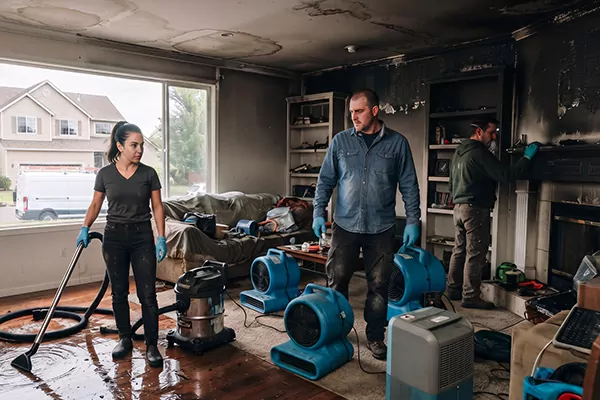 Smoke and Water Damage Restoration Newport Beach