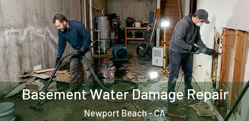  Basement Water Damage Repair Newport Beach - CA
