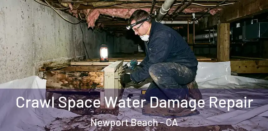  Crawl Space Water Damage Repair Newport Beach - CA
