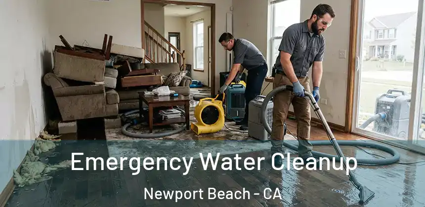 Emergency Water Cleanup Newport Beach - CA