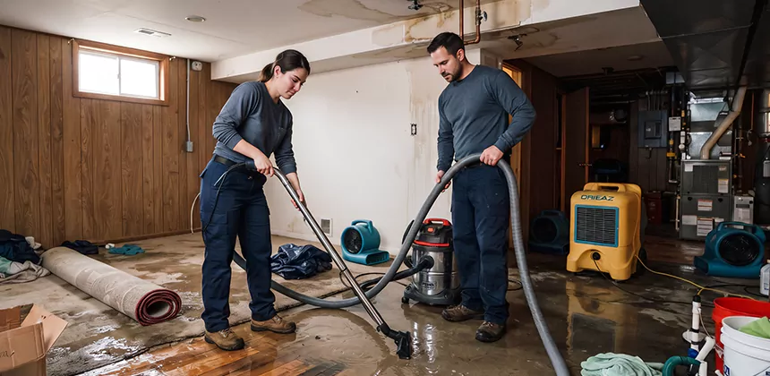 Frozen Pipe Burst Cleanup in Newport Beach