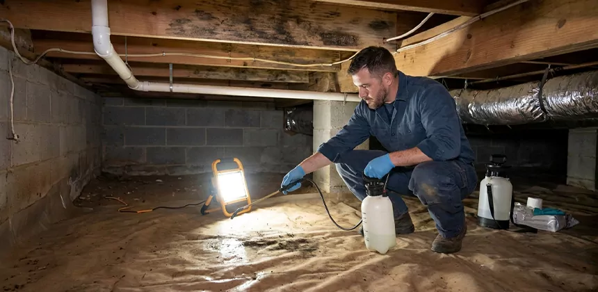 Crawl Space Mold Treatment in Newport Beach