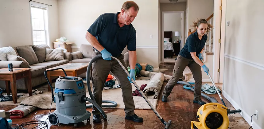 Hidden Leak Clean Up in Newport Beach