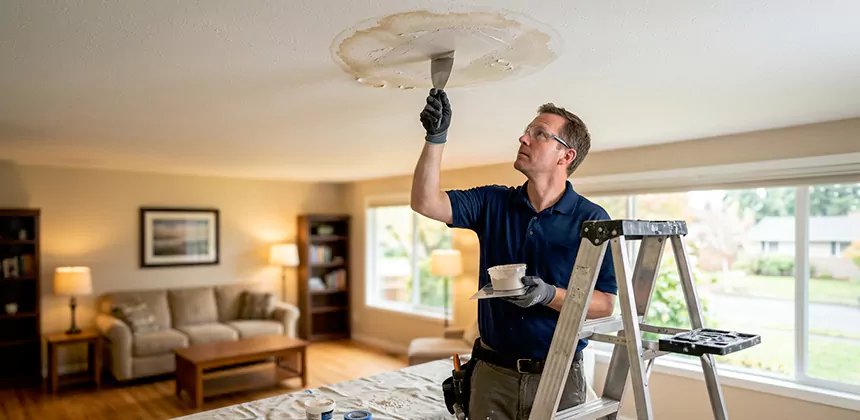 Ceiling Water Stain Repair in Newport Beach