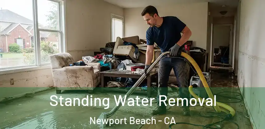 Standing Water Removal Newport Beach - CA