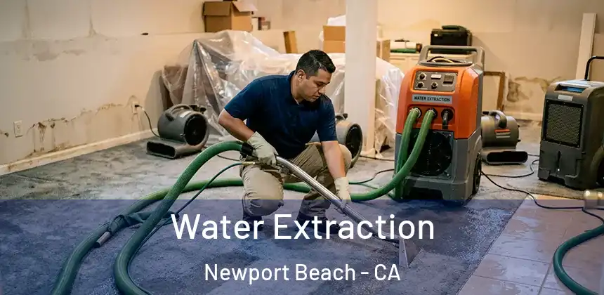  Water Extraction Newport Beach - CA
